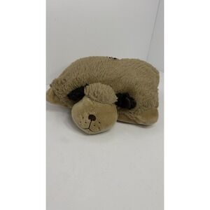Pillow Pets PeeWee Tan Mini Snuggly Puppy Brown Stuffed Animal Plush 2010